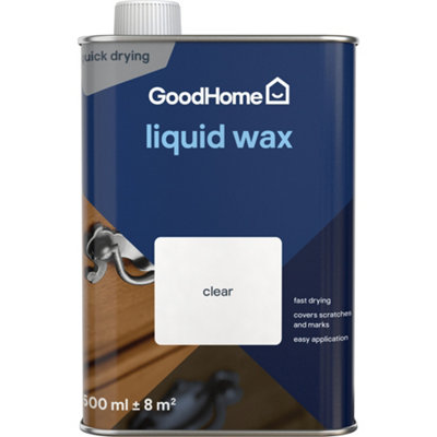 Goodhome Clear Soft Sheen Furniture Wood Wax, 500Ml