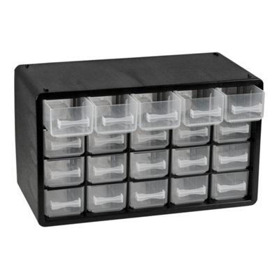 Performance Power Black Drawer Organiser With 20 Compartments