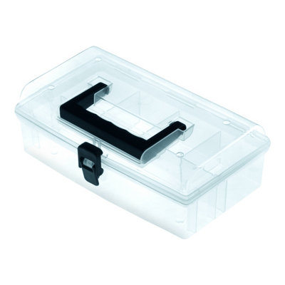 Performance Power Transparent Small Compartment Organiser Case With 5 Compartments