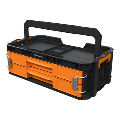 Magnusson Stakkur Black 21.34In Drawer System Chest