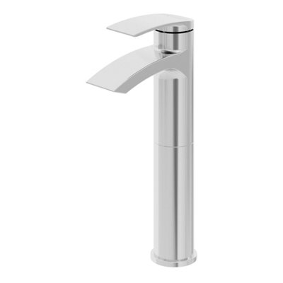 Goodhome Kariya Tall Chrome Effect Basin Mixer Tap