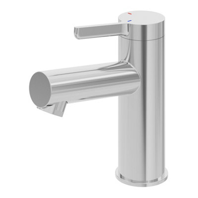 Goodhome Maza Medium Chrome Effect Round Basin Mixer Tap