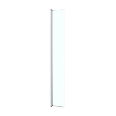 Goodhome Ledava Framed Clear Pivot Front Return Panel (H)195Cm (W)30Cm