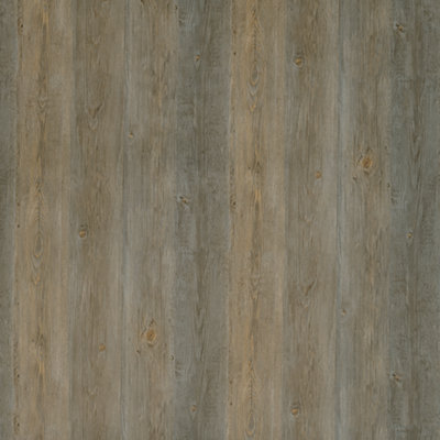 Goodhome Mambo Brown & Blue Distressed Wood Effect Synchronic Click Vinyl Plank Sample