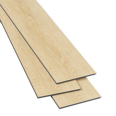 Goodhome Mambo Lulea Light Natural Wood Effect Synchronic Click Vinyl Plank Sample