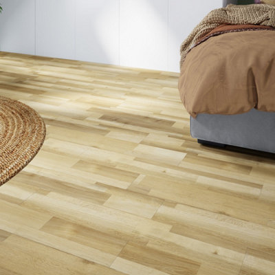 Goodhome Poprock Multistrip Wood Effect Self-Adhesive Vinyl Plank, 1.11M²