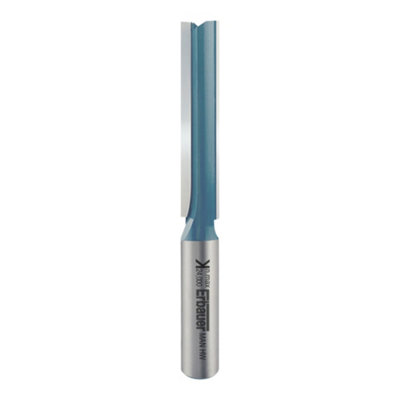 Erbauer 12.7Mm ½" Shank Steel & Tungsten Carbide Straight Router Cutter (Dia)12.7Mm (L)114.3Mm