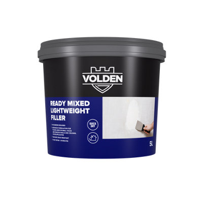 Volden White Paste Ready To Use Multi-Purpose Filler, 5L 1.8Kg