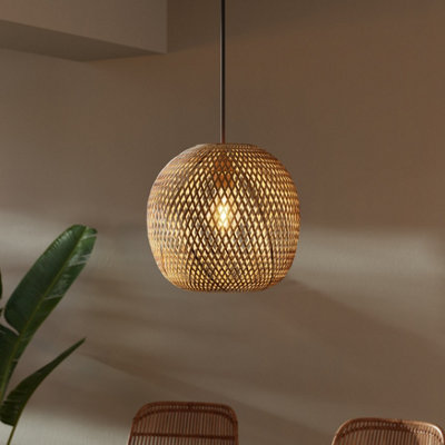 Goodhome Verdin Round Lamp Shade (D)30Cm