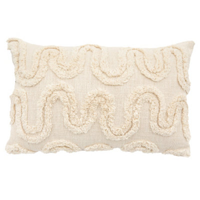 Gallery™ Sambhar Natural Textured Indoor Cushion, (L)55Cm X (W)35Cm