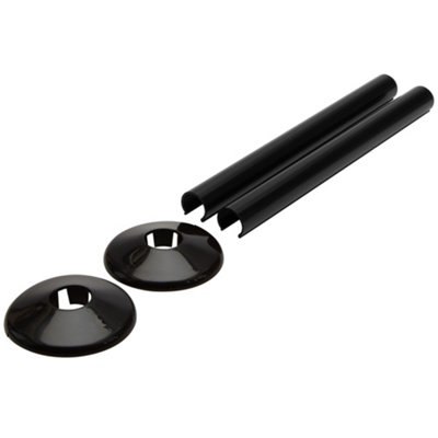 Talon Snappit Black Pipe Sleeve (Dia)15Mm, Set Of 2