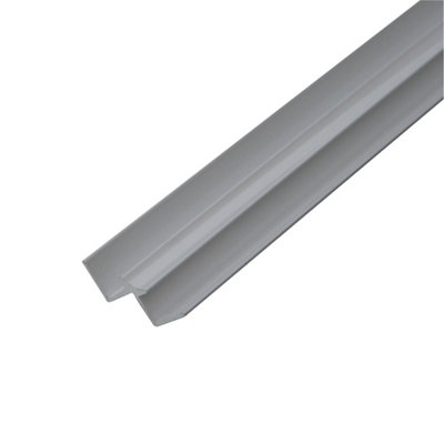 Splashwall Laminate Panel Internal Corner Joint (L)2420Mm (T)11Mm - White