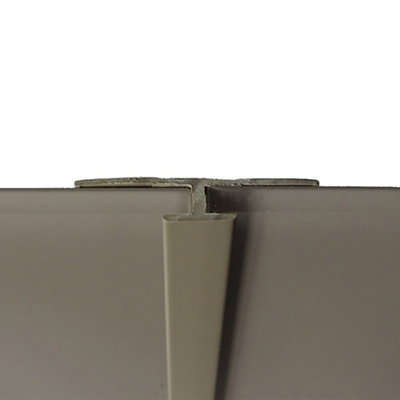 Splashwall Composite H-Joint Panel Straight Joint (L)2440Mm (T)4Mm - Hessian