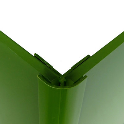 Splashwall Forest Straight Panel External Corner Joint, (L)2440Mm (T)4Mm