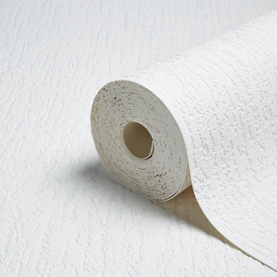 Retford Anaglypta Precision Royal Oak White Bark Textured Wallpaper