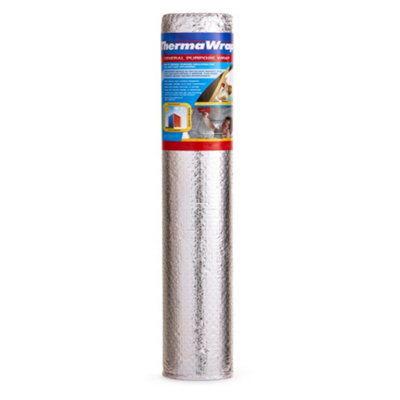 Ybs Reflective Membrane Bubble Insulation Roll, (L)7.5M (W)1.2M (T)3.5Mm