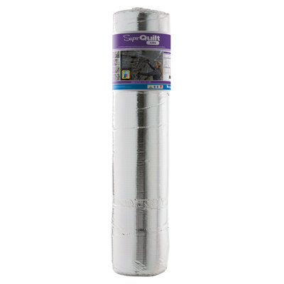Ybs Superquilt-Lite Silver Reflective Insulation Roll, (L)10M (W)1.2M (T)32Mm