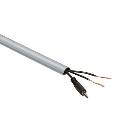 D-Line Aluminium Effect Semi-Circle Trunking Length,(W)16Mm (L)2M (H)8Mm