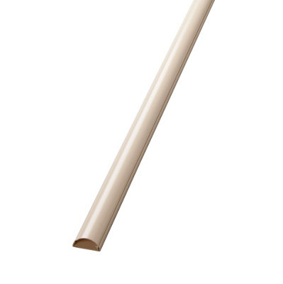 D-Line Magnolia Semi-Circle Trunking Length,(W)30Mm (L)2M (H)15Mm
