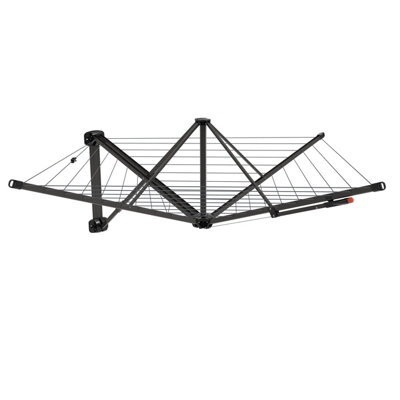Betterdri Brown Wall-Mounted Laundry Airer, 28M