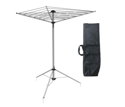 Betterdri Grey 3 Arm Foldable Laundry Airer, 16M
