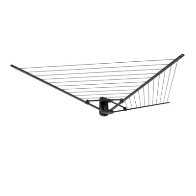 Betterdri Black Wall-Mounted Laundry Airer, 19M