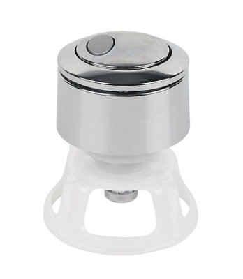 Fluidmaster Chrome Effect Plastic Dual Flush Button