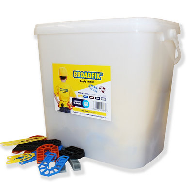 Broadfix Polypropylene (Pp) Mixed Size Shims, 300 Pieces