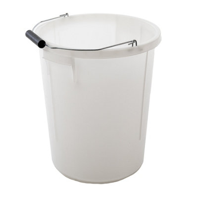 Proplas Natural White 30L Plasterer's Mixing Bucket