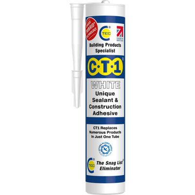 Ct1 Sealant & Adhesive Tribrid White Multi-Purpose Sealant, 290Ml