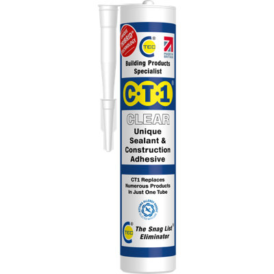 Ct1 Sealant & Adhesive Tribrid Clear Multi-Purpose Sealant, 290Ml