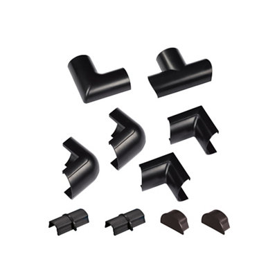 D-Line Black Mini 10 Piece Accessory Pack (D)15Mm, (W)30Mm