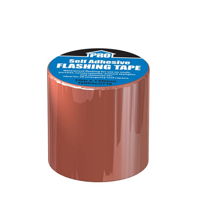 Roof Pro Terracotta Weatherproof Tape (L)10M (W)150Mm
