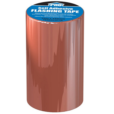 Roof Pro Terracotta Weatherproof Tape (L)10M (W)250Mm