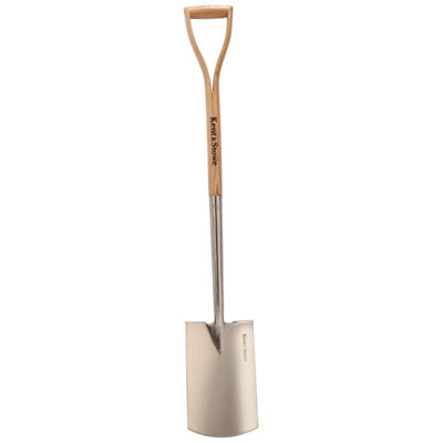 Kent & Stowe Garden Tools Metal Rounded Digging Spade (L) 1100Mm X (W) 180Mm