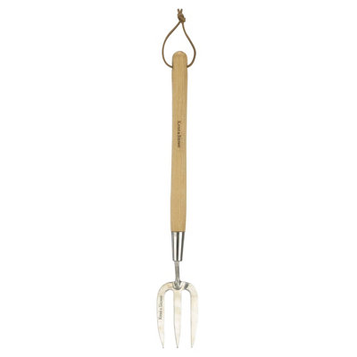 Kent & Stowe Stainless Steel/Wood & Hand Fork (H) 600Mm X (W) 80Mm