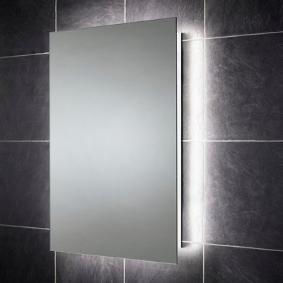 Sensio Avalon Rectangular Wall-Mounted Bathroom Illuminated Mirror With Bluetooth Speakers (H)70Cm (W)50Cm