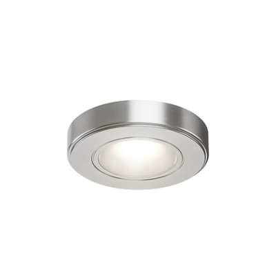 Sensio Hype Stainless Steel Effect Mains-Powered Led Variable White Under Cabinet Light Ip20 (L)65Mm (W)65Mm, Pack Of 3