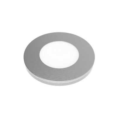 Sensio Apex Stainless Steel Effect Mains-Powered Led Variable White Under Cabinet Light Ip20 (L)75.4Mm (W)75Mm, Pack Of 3