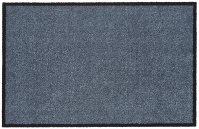 B&Q Grey Recylon Plain Heavy Duty Mat, 120Cm X 67Cm