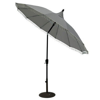 Norfolk Leisure Carrousel 2.5M Grey Parasol