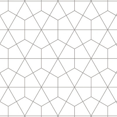 Splashwall Alloy White Diamond Tile Geometric Aluminium Splashback, (H)600Mm (W)2440Mm (T)4Mm