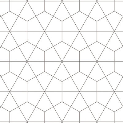 Splashwall Alloy White Diamond Tile Geometric Aluminium Splashback, (H)800Mm (W)900Mm (T)4Mm