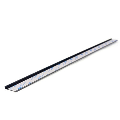 Splashwall Alloy Anthracite Aluminium Worktop End Cap (H)2440Mm (W)4Mm