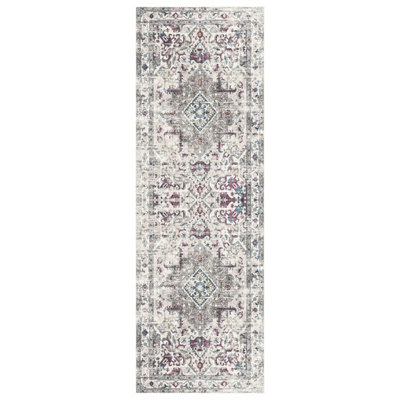 B&Q Multi Silk Road Bahala Medium Runner, (L)180Cm X (W)60Cm