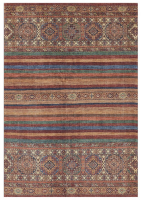 B&Q Zahra Red Persian Medium Rug, (L)170Cm X (W)120Cm