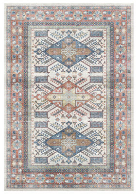 B&Q Multi Sara Traditional Rug 170Cmx120cm
