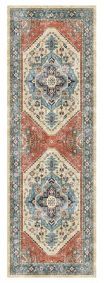 B&Q Multi Parisa Traditional Rug 180Cmx60cm