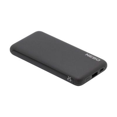 Nebo Black Portable Power Bank 10000Mah