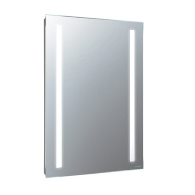 Sensio Lumino Evo+ Rectangular Wall-Mounted Bathroom Illuminated Contemporary Illuminated Mirror (H)60Cm (W)40Cm